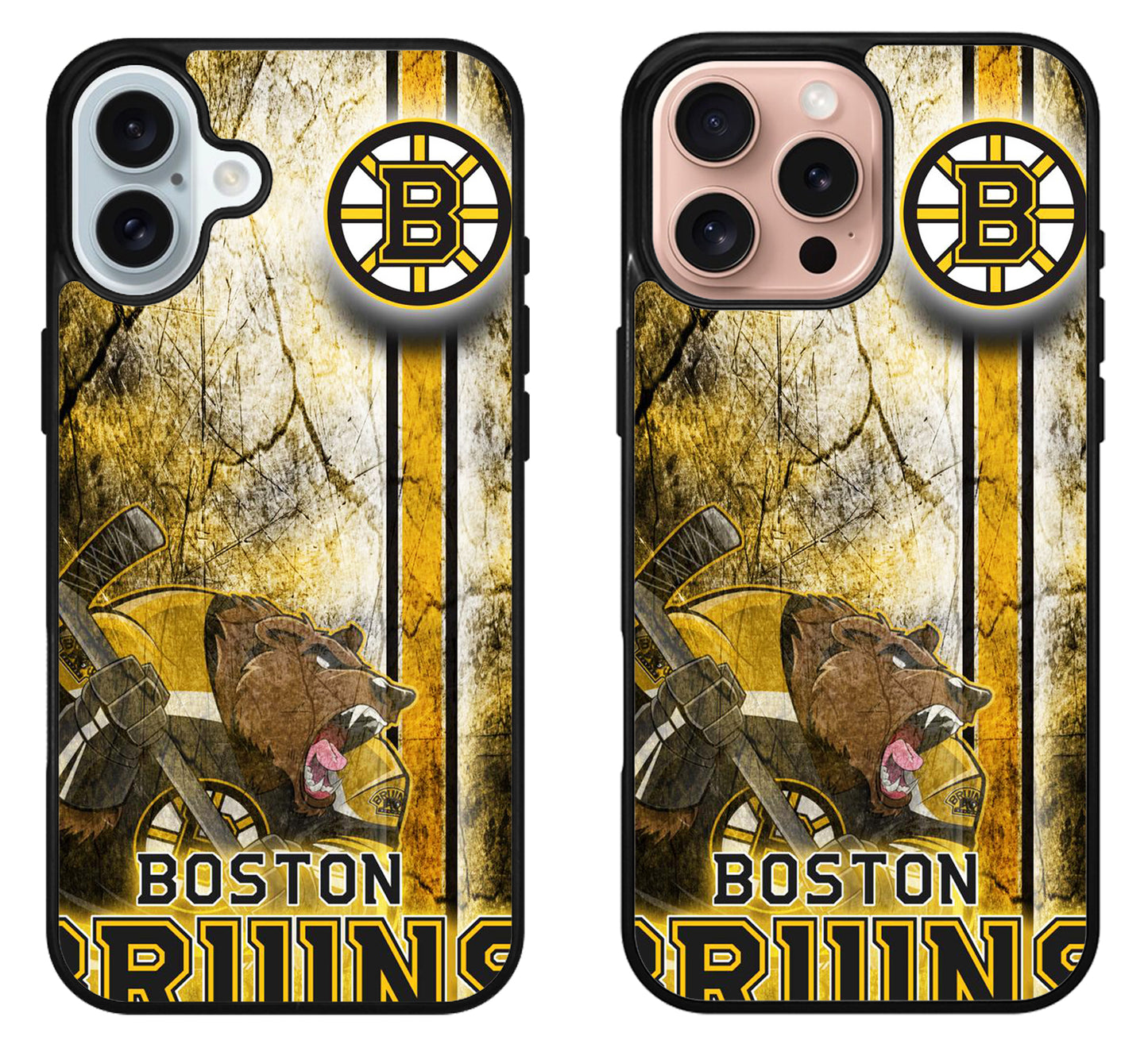 Boston Bruins Stylish iPhone 16 | 16 Plus | 16 Pro | 16 Pro Max Case