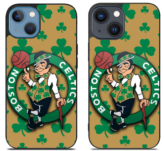 Boston Celtics Background iPhone 15 | iPhone 15 Plus Case