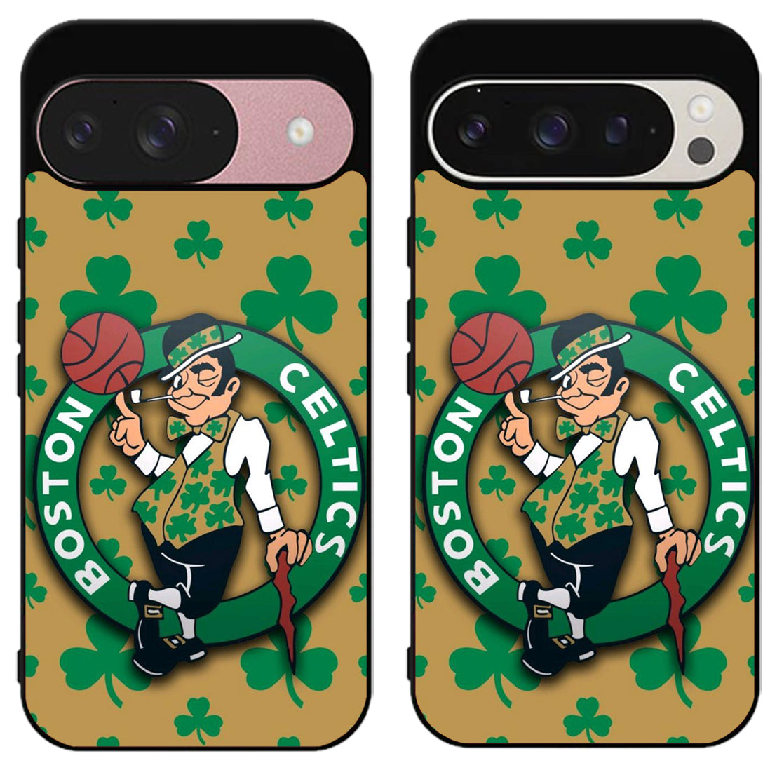 Boston Celtics Camo Google Pixel 9 | 9 Pro | 9 Pro XL Case