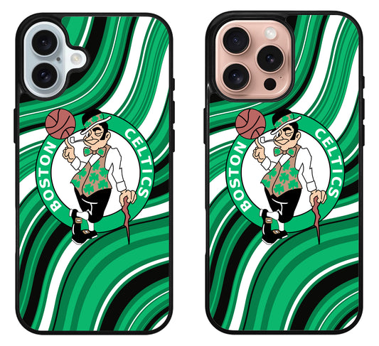 Boston Celtics Colorfull iPhone 16 | 16 Plus | 16 Pro | 16 Pro Max Case