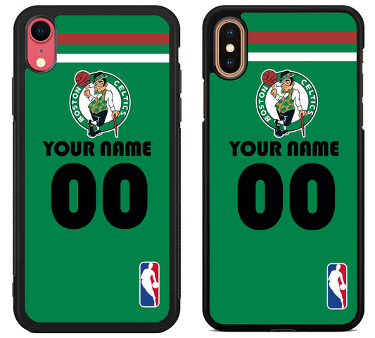 Custom Personalized Boston Celtics NBA iPhone X | Xs | Xr | Xs Max Case