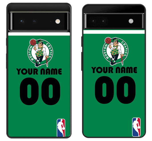 Custom Personalized Boston Celtics NBA Google Pixel 6 | 6A | 6 Pro Case