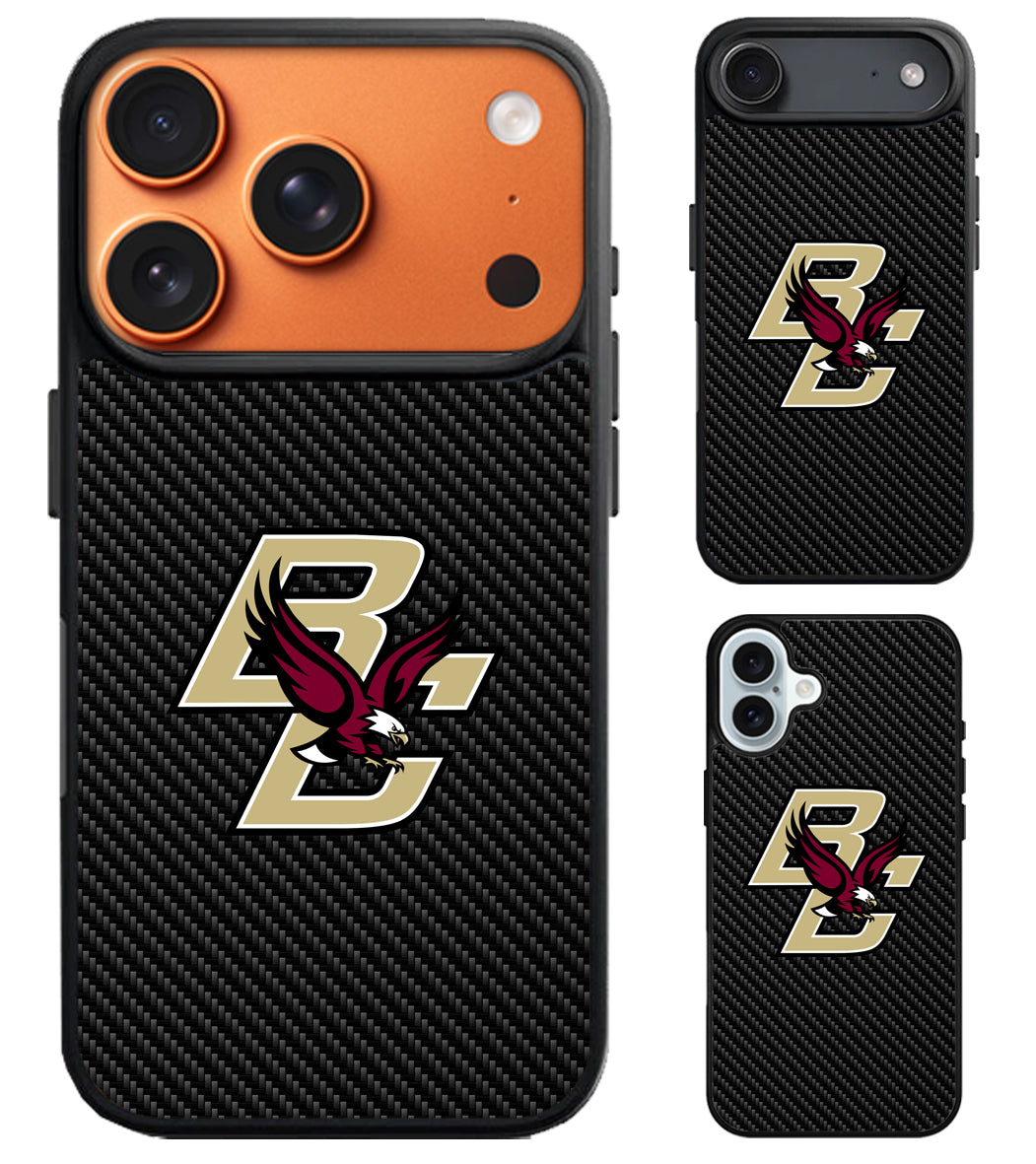 Boston College Eagles Carbon iPhone Air | iPhone 17 | 17 Pro | 17 Pro Max Case