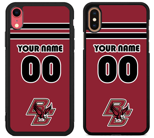 Custom Personalized Boston College Eagles iPhone X | Xs | Xr | Xs Max Case