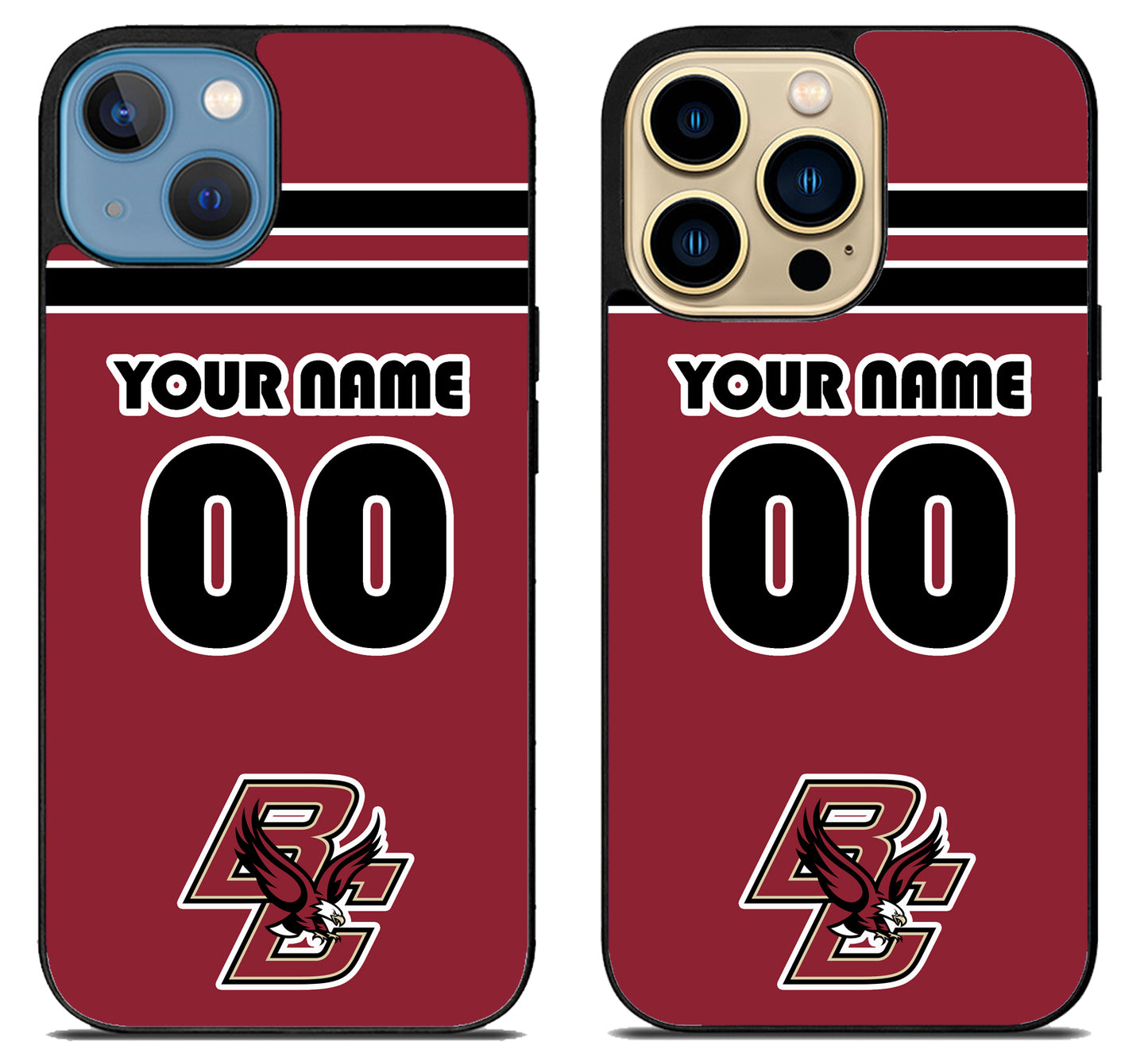 Custom Personalized Boston College Eagles iPhone 14 | 14 Plus | 14 Pro | 14 Pro Max Case