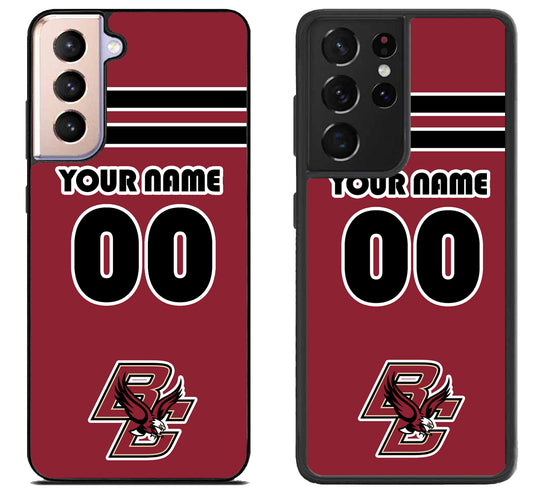 Custom Personalized Boston College Eagles Samsung Galaxy S21 | S21 FE | S21+ | S21 Ultra Case