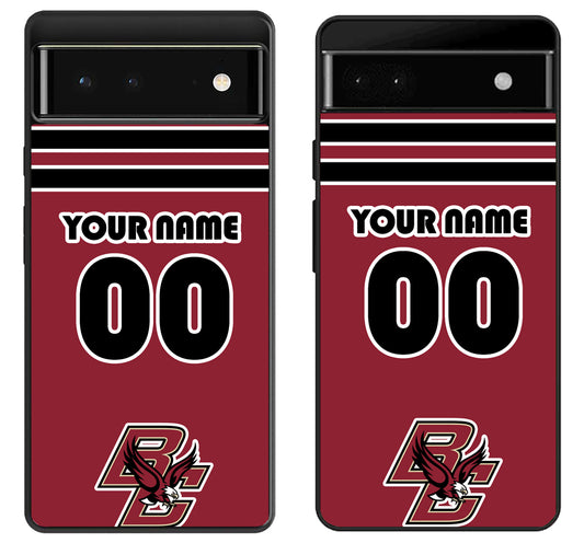 Custom Personalized Boston College Eagles Google Pixel 6 | 6A | 6 Pro Case