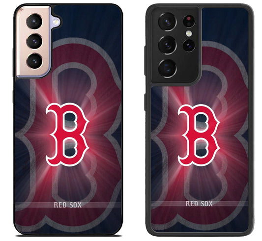 Boston Red Sox Background Samsung Galaxy S21 | S21 FE | S21+ | S21 Ultra Case