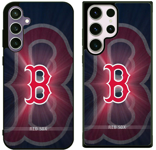 Boston Red Sox Background Samsung Galaxy S25 | S25+ | S25 Ultra Case