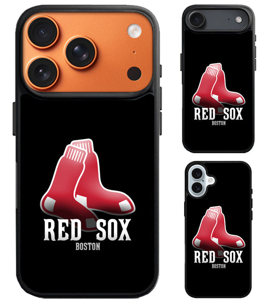 Boston Red Sox Black iPhone Air | iPhone 17 | 17 Pro | 17 Pro Max Case