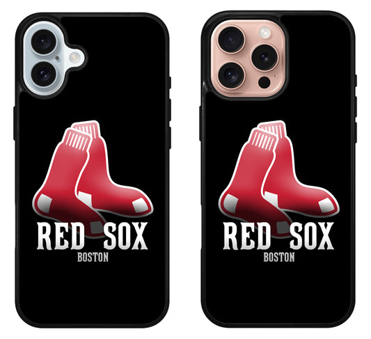 Boston Red Sox Black iPhone 16 | 16 Plus | 16 Pro | 16 Pro Max Case