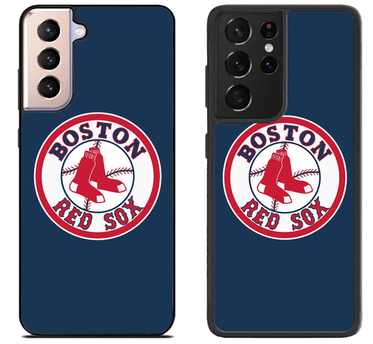Boston Red Sox Logo Samsung Galaxy S21 | S21 FE | S21+ | S21 Ultra Case
