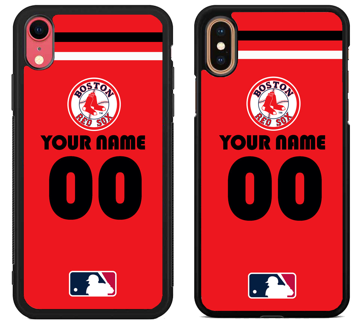 Custom Personalized Boston Red Sox MLB iPhone X | Xs | Xr | Xs Max Case