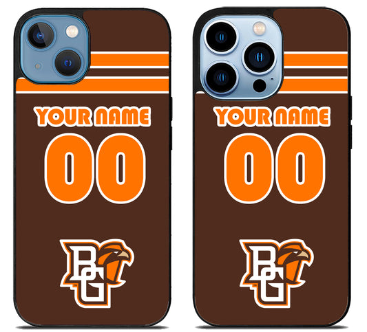 Custom Personalized Bowling Green Falcons iPhone 13 | 13 Mini | 13 Pro | 13 Pro Max Case