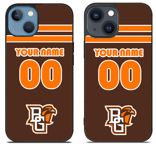 Custom Personalized Bowling Green Falcons iPhone 15 | iPhone 15 Plus Case