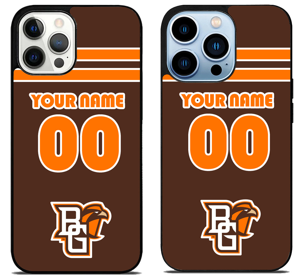 Custom Personalized Bowling Green Falcons iPhone 15 Pro | iPhone 15 Pro Max Case