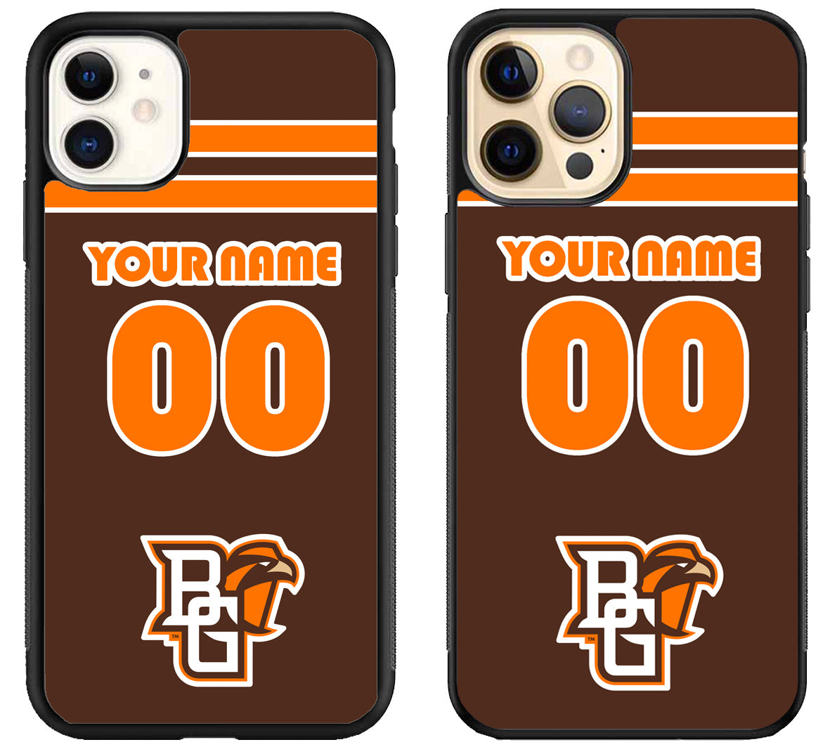 Custom Personalized Bowling Green Falcons iPhone 12 | 12 Mini | 12 Pro | 12 Pro Max Case