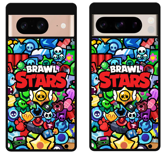 Brawl Stars Collage Google Pixel 8 | 8 Pro Case
