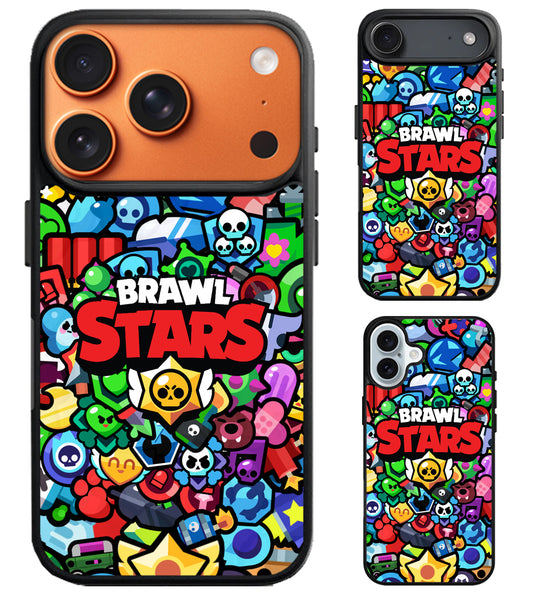 Brawl Stars Collage iPhone Air | iPhone 17 | 17 Pro | 17 Pro Max Case