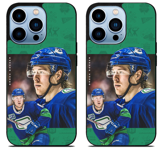 Brock Boeser Vancouver Canucks iPhone 15 Pro | iPhone 15 Pro Max Case