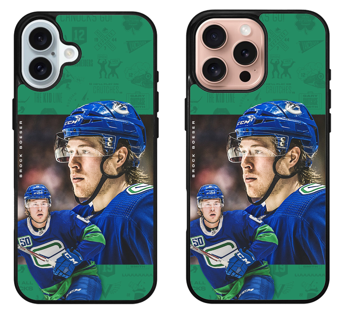 Brock Boeser Vancouver Canucks iPhone 16 | 16 Plus | 16 Pro | 16 Pro Max Case