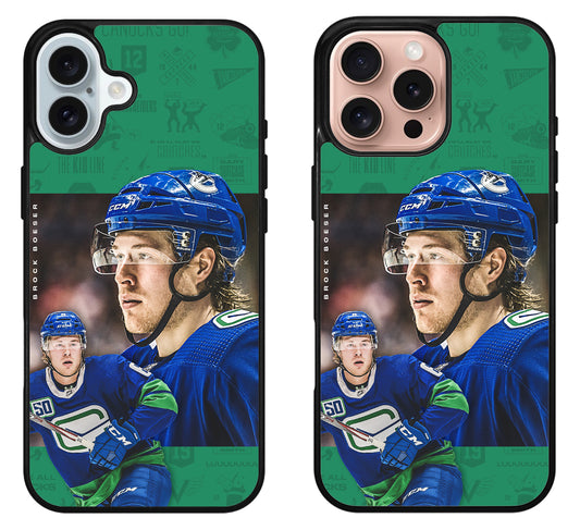 Brock Boeser Vancouver Canucks iPhone 16 | 16 Plus | 16 Pro | 16 Pro Max Case