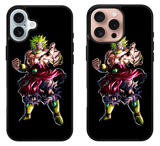 Broly Dragon Ball Black iPhone 16 | 16 Plus | 16 Pro | 16 Pro Max Case