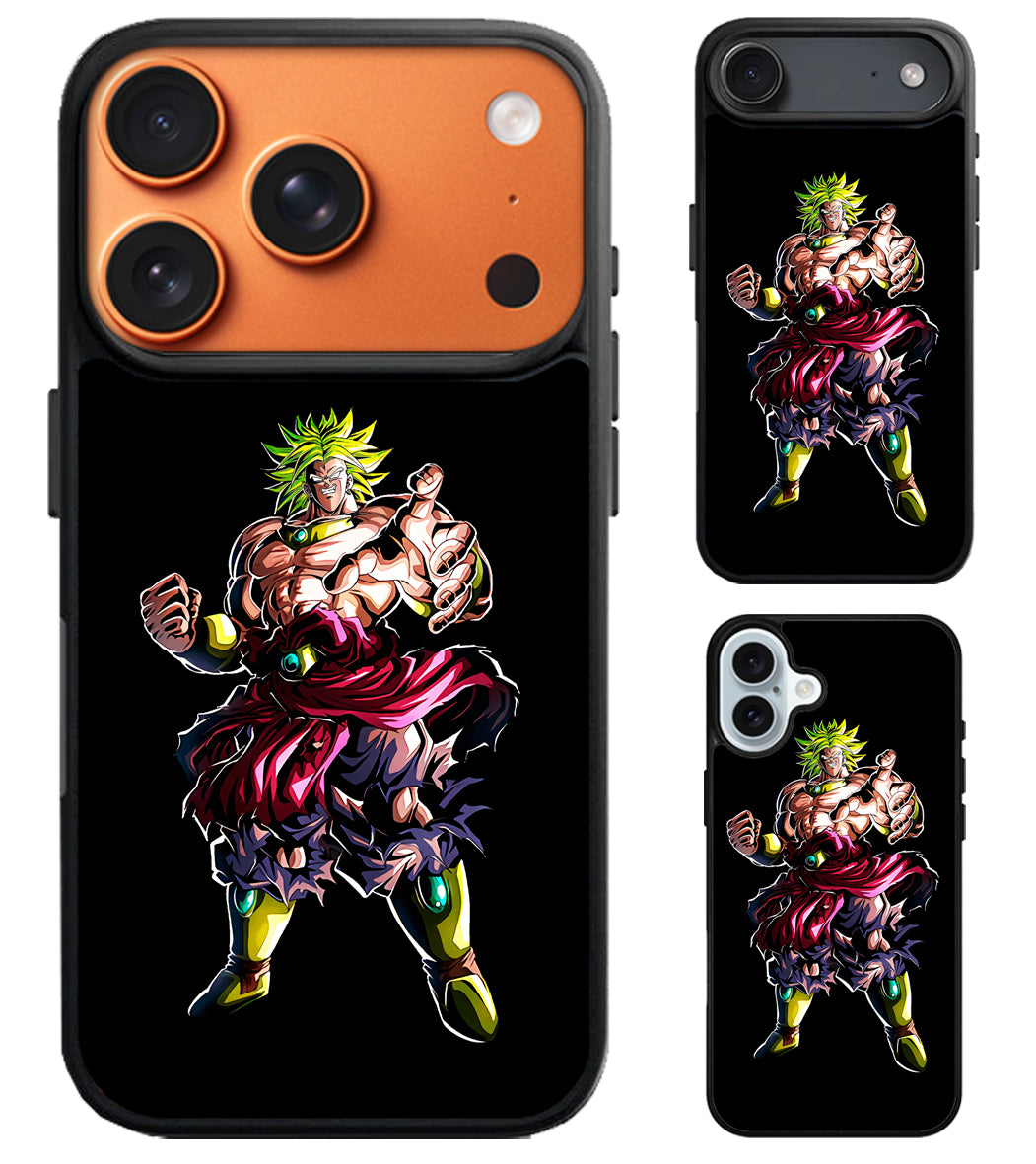 Broly Dragon Ball Black iPhone Air | iPhone 17 | 17 Pro | 17 Pro Max Case