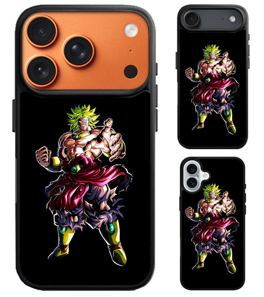 Broly Dragon Ball Black iPhone Air | iPhone 17 | 17 Pro | 17 Pro Max Case