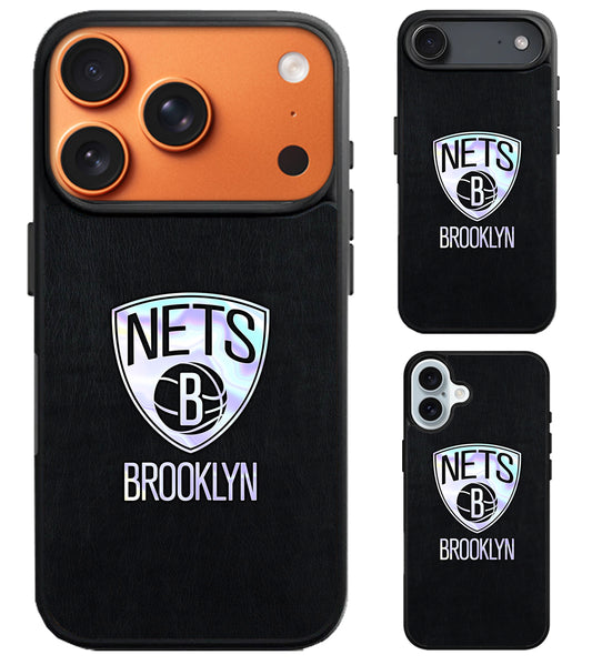 Brooklyn Nets Black iPhone Air | iPhone 17 | 17 Pro | 17 Pro Max Case