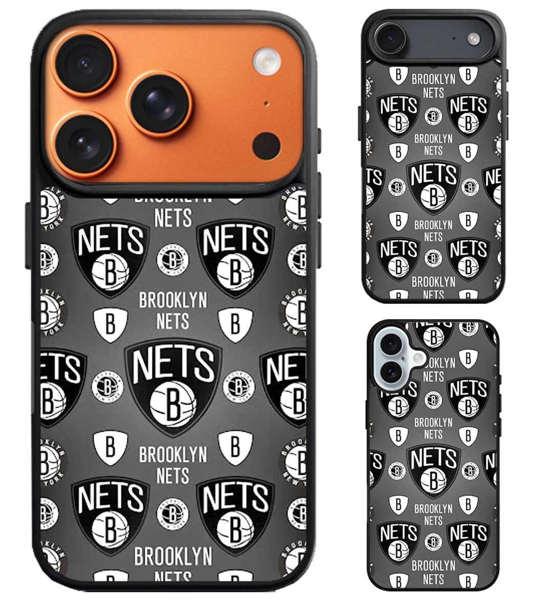 Brooklyn Nets Collage iPhone Air | iPhone 17 | 17 Pro | 17 Pro Max Case