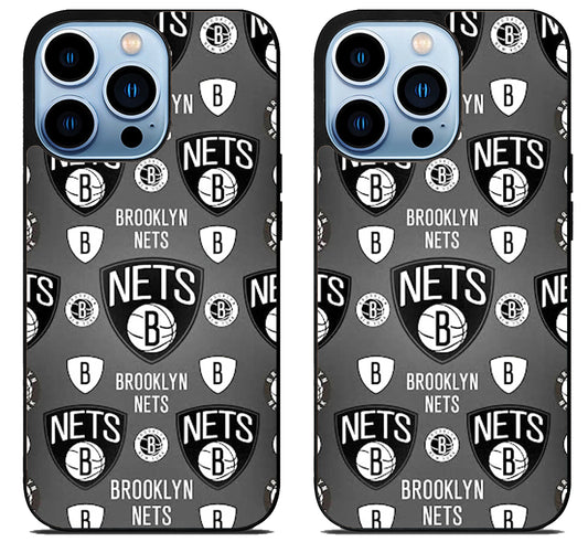 Brooklyn Nets Collage iPhone 15 Pro | iPhone 15 Pro Max Case