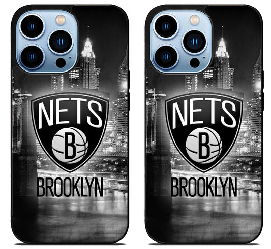 Brooklyn Nets Logo iPhone 15 Pro | iPhone 15 Pro Max Case
