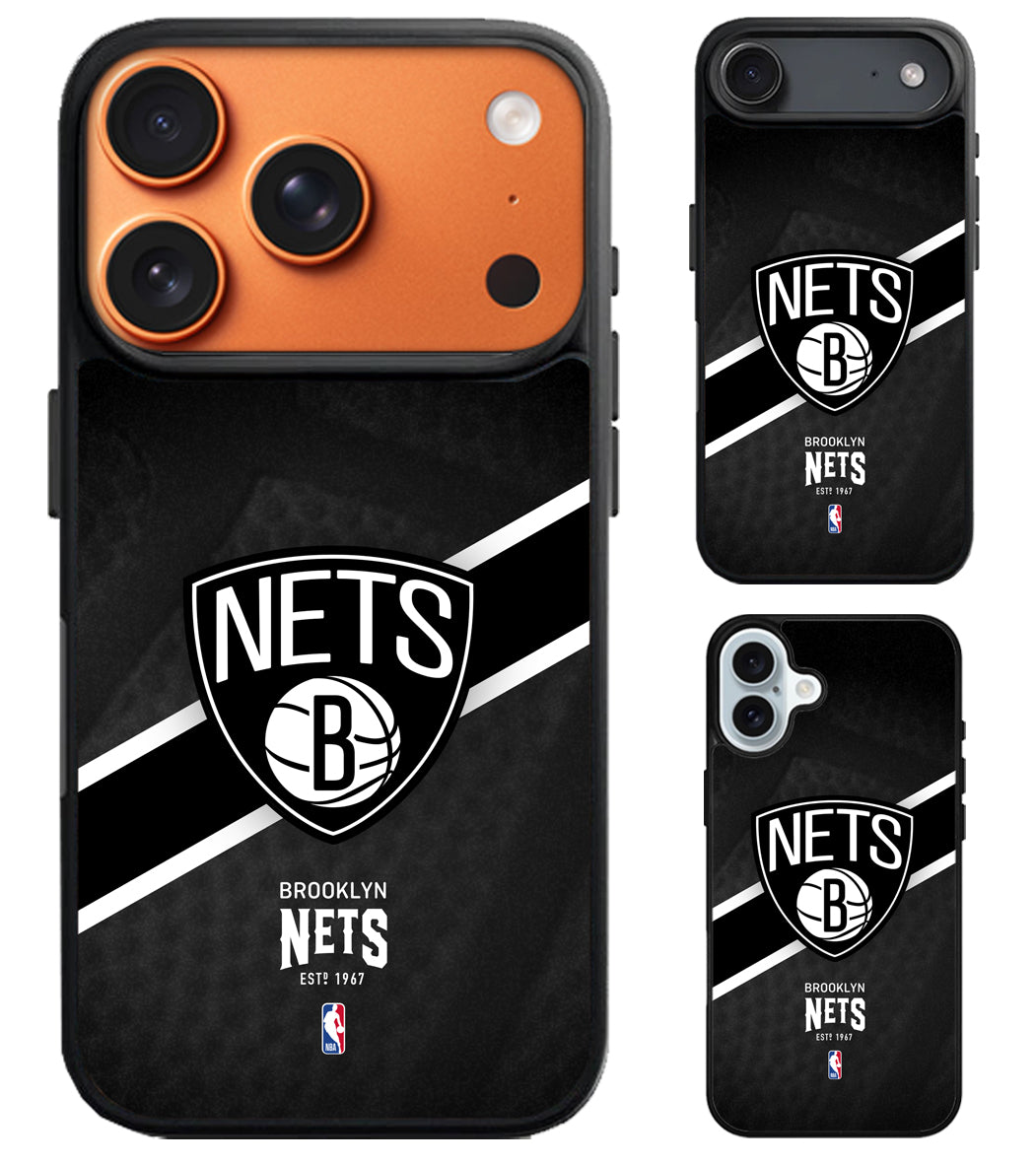 Brooklyn Nets NBA iPhone Air | iPhone 17 | 17 Pro | 17 Pro Max Case
