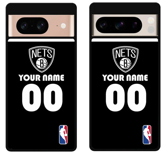 Custom Personalized Brooklyn Nets NBA Google Pixel 8 | 8 Pro Case