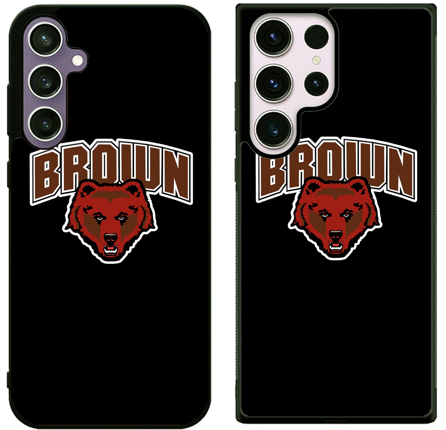 Brown Bears Black Samsung Galaxy S25 | S25+ | S25 Ultra Case