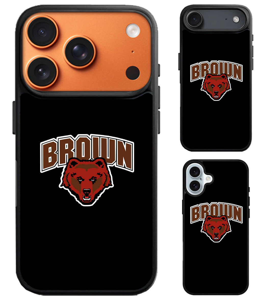 Brown Bears Black iPhone Air | iPhone 17 | 17 Pro | 17 Pro Max Case