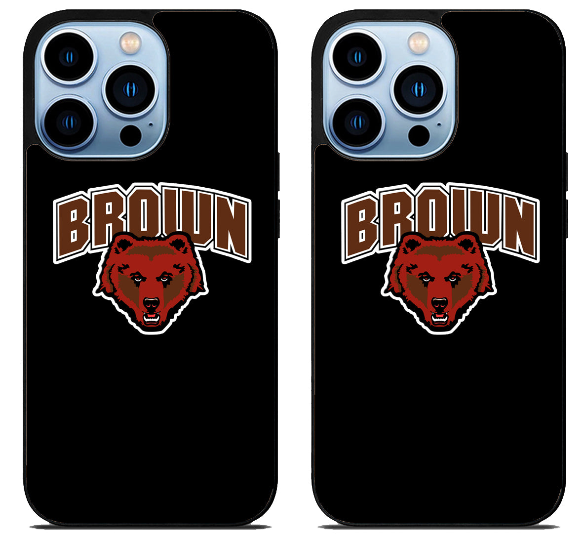 Brown Bears Black iPhone 15 Pro | iPhone 15 Pro Max Case