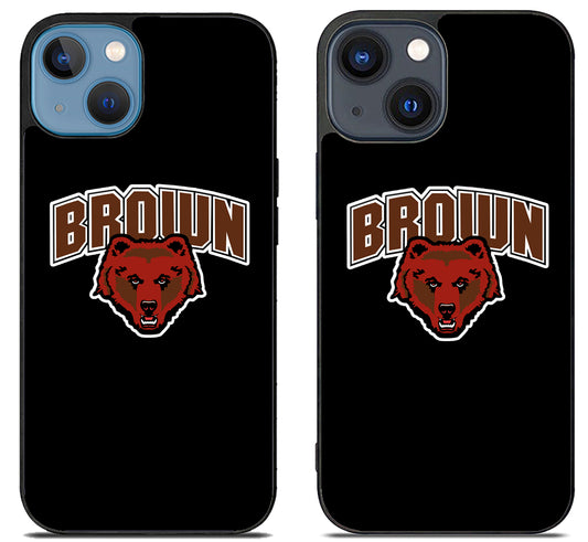 Brown Bears Black iPhone 15 | iPhone 15 Plus Case