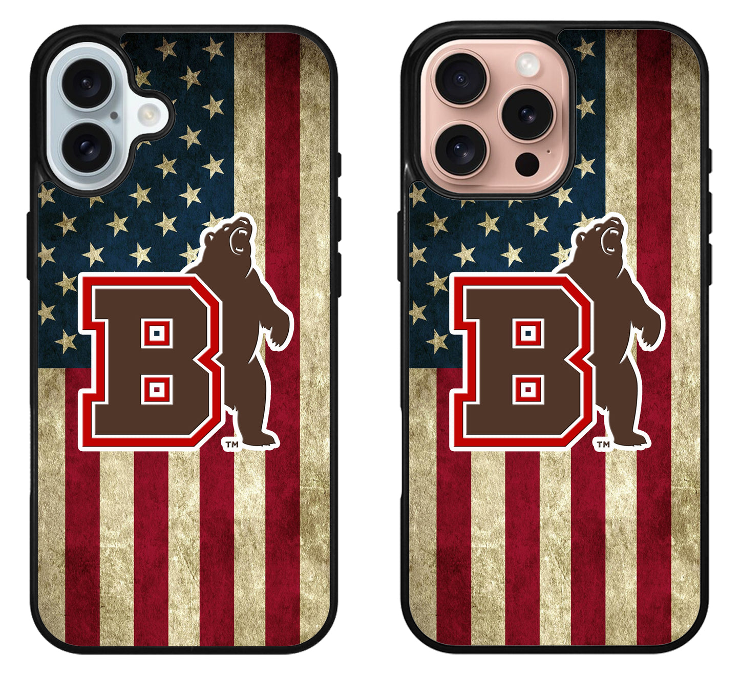 Brown Bears Flag iPhone 16 | 16 Plus | 16 Pro | 16 Pro Max Case