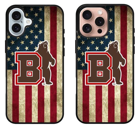 Brown Bears Flag iPhone 16 | 16 Plus | 16 Pro | 16 Pro Max Case