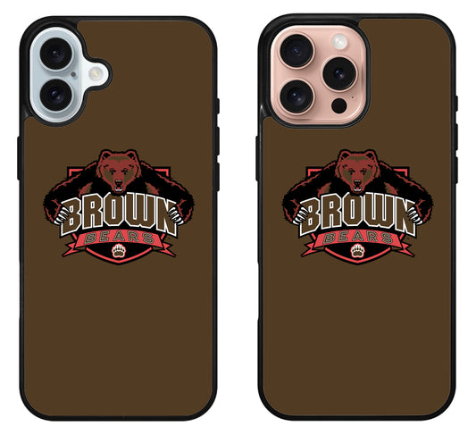 Brown Bears Logo iPhone 16 | 16 Plus | 16 Pro | 16 Pro Max Case