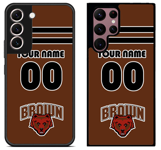 Custom Personalized Brown Bears Samsung Galaxy S22 | S22+ | S22 Ultra Case