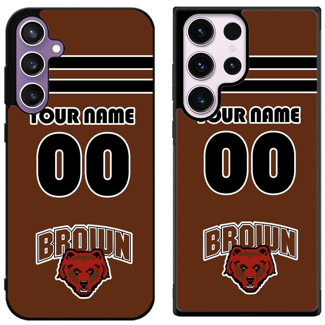 Custom Personalized Bowling Brown Bears Samsung Galaxy S24 | S24+ | S24 Ultra Case