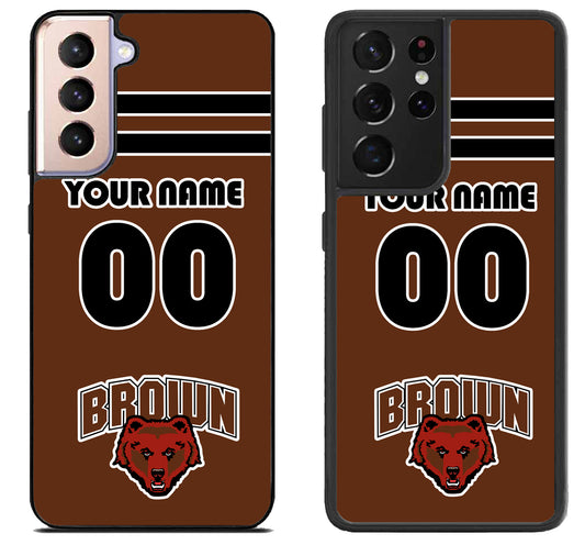 Custom Personalized Brown Bears Samsung Galaxy S21 | S21 FE | S21+ | S21 Ultra Case