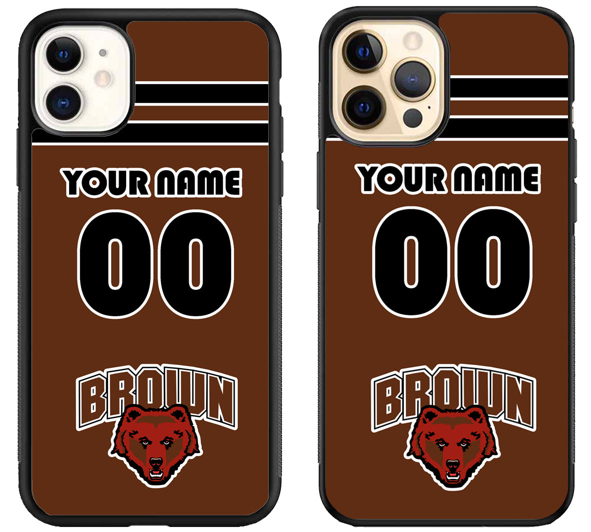 Custom Personalized Brown Bears iPhone 12 | 12 Mini | 12 Pro | 12 Pro Max Case