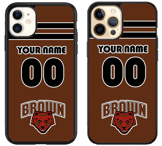 Custom Personalized Brown Bears iPhone 12 | 12 Mini | 12 Pro | 12 Pro Max Case