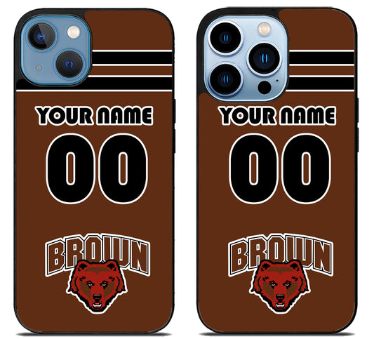 Custom Personalized Brown Bears iPhone 13 | 13 Mini | 13 Pro | 13 Pro Max Case