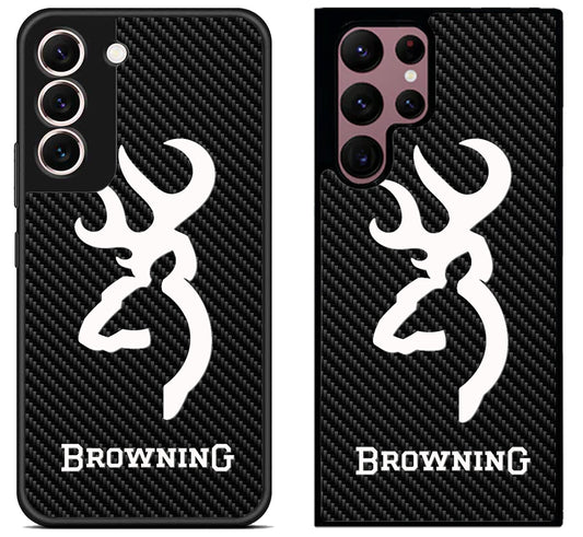 Browning Deer Carbon Samsung Galaxy S22 | S22+ | S22 Ultra Case