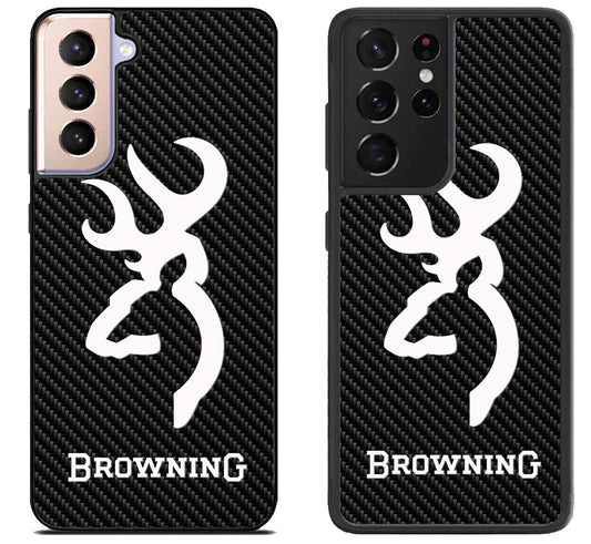 Browning Deer Carbon Samsung Galaxy S21 | S21 FE | S21+ | S21 Ultra Case